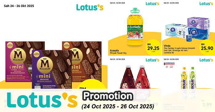 Lotus’s Promotion: Pasti Jimat Deals | 24-26 Oct 2025