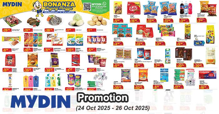 MYDIN Weekend Promotion | 24-26 Oct 2025