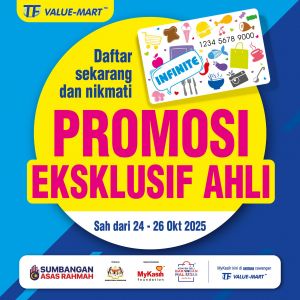 TF Value-Mart Members Promotion | 24-26 Oct 2025