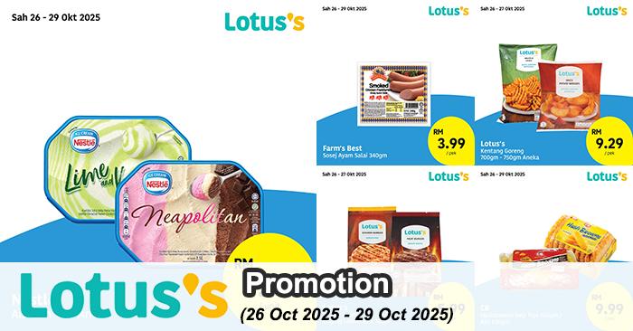 Lotus’s Promotion: Feveret Semua Deals | 26-29 Oct 2025