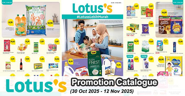 Lotus’s Promotion Catalogue | 30 Oct - 12 Nov 2025