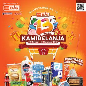 AEON BiG Promotion Catalogue: 13th Anniversary Kami Belanja Deals | 30 Oct – 13 Nov 2025