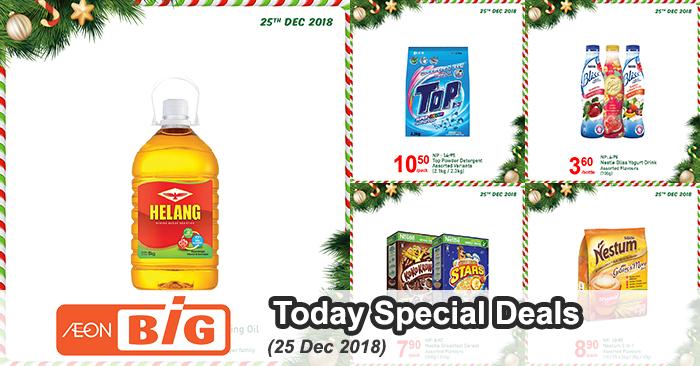 AEON BiG Today Special Deals (25 December 2018)