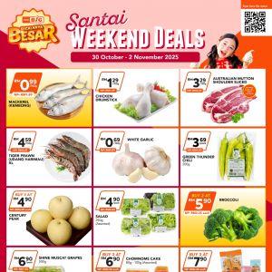 AEON BiG Weekend Promotion: Big Discounts on Groceries, Household & Electronics | 30 Oct – 2 Nov 2025