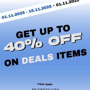 Brands Outlet Promotion: Up to 40% Off Deals Items | 1–15 Nov 2025