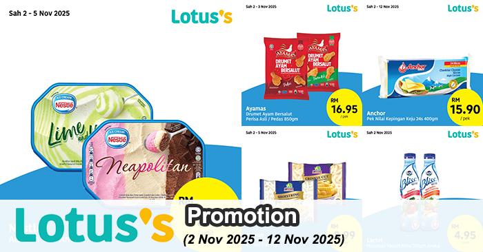 Lotus’s Promotion: Feveret Semua Deals | 2-12 Nov 2025