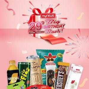 myNEWS 29th Big Birthday Bash Promotion: Snacks & Drinks Deals | 1 Nov – 31 Dec 2025
