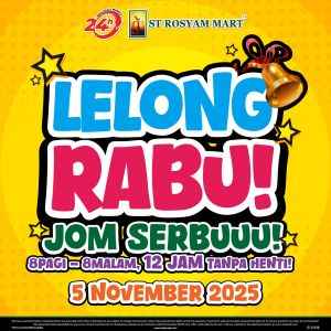 ST Rosyam Mart Wednesday Promotion: Lelong Rabu Deals | 5 Nov 2025