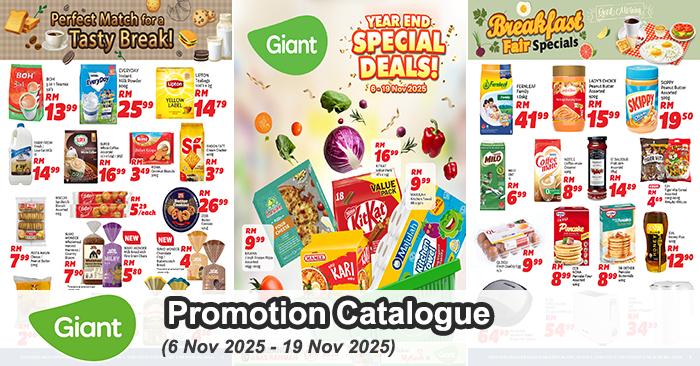 Giant Promotion Catalogue: Year End Special Deals | 6–19 Nov 2025