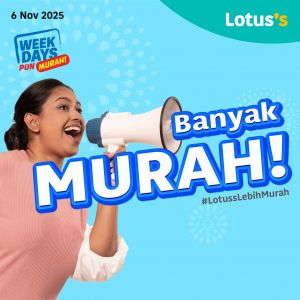 Lotus’s Promotion: Banyak Murah Deals on Groceries & Essentials | 6–19 Nov 2025