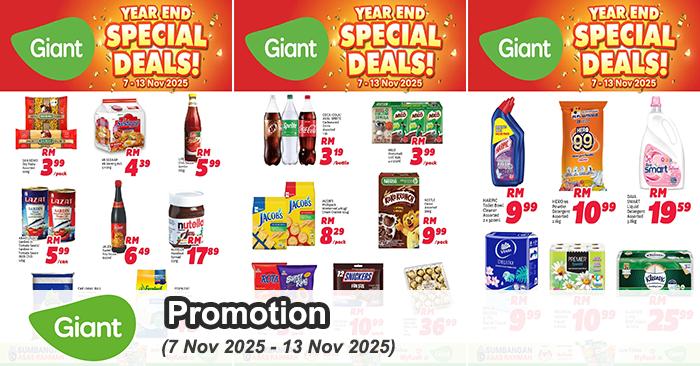 Giant Weekly Promotion: Year End Special Deals & Jimat Hebat Offers | 7–13 Nov 2025