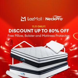 NeckPro LazMall 11.11 Sale: Up to 80% Off Mattress + Free Gifts | 11 Nov 2025