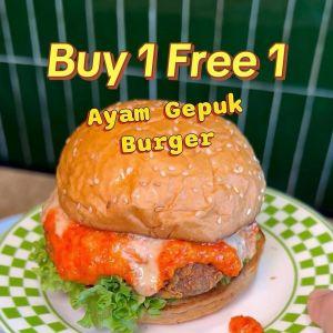 The BRGR Buy 1 Free 1 Ayam Gepuk Burger Promotion | 11-13 Nov 2025