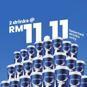 Luckin Coffee 11.11 Promotion: 2 Drinks RM11.11 | 11 Nov 2025