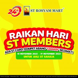 ST Rosyam Mart Member Promotion: Exclusive ST Card Deals | 10–19 Nov 2025