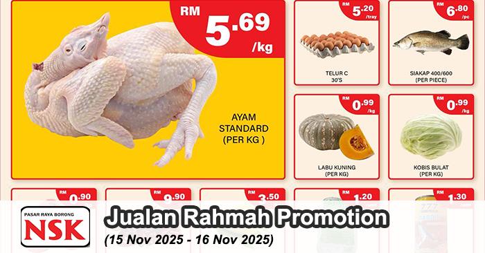 NSK Jualan Rahmah Promotion: Melaka Deals & Grocery Savings | 15–16 November 2025