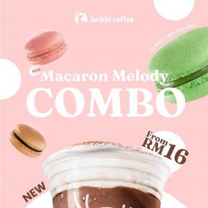 Luckin Coffee Macaron Melody Combo Promotion: RM16 Drinks & Macarons