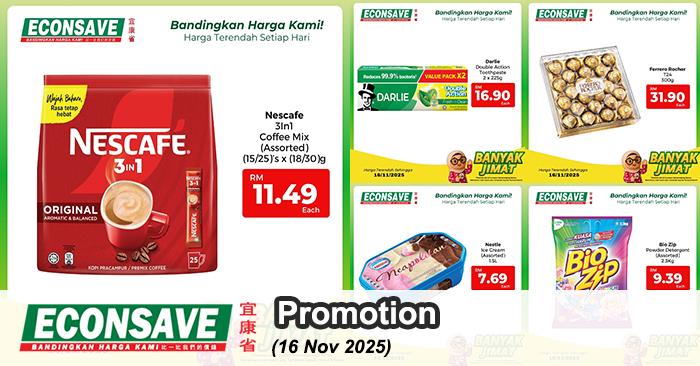 Econsave Promotion: Banyak Jimat Deals | 16 Nov 2025
