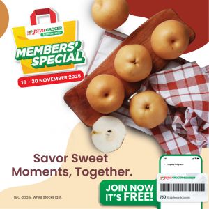Jaya Grocer Members’ Special Promotion: Exclusive Member Prices | 16–30 Nov 2025