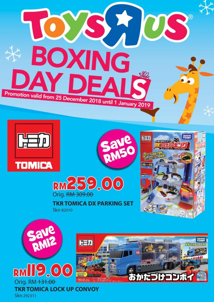 Toys R Us Boxing Day Deals (25 December 2018 - 1 January 2019)