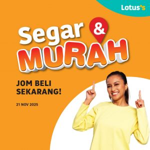 Lotus’s Promotion: Fresh Deals & Segar Murah Offers | 21–25 Nov 2025