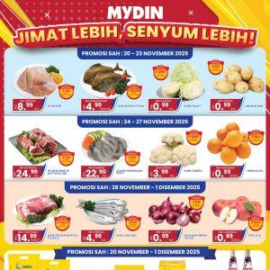 MYDIN Promotion: Jimat Lebih Senyum Lebih Deals | 20 Nov – 1 Dec 2025
