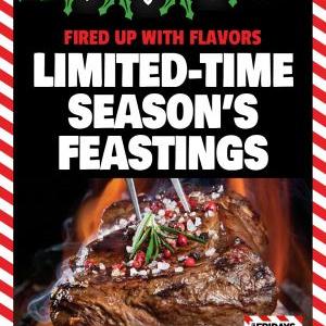 TGI Fridays Christmas Festive Menu 2025: Limited-Time Holiday Feasts & Desserts