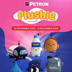 Petron Plushie Collection Promotion: RM9.90 Plushies with RM40 Pump | 22 Nov – 31 Dec 2025