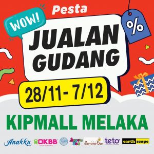 Anakku Warehouse Sale: Baby & Kids Deals at KIPMall Melaka | 28 Nov – 7 Dec 2025