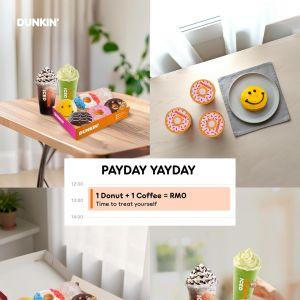 Dunkin Payday Promotion: Free Donut & Iced Coffee Deals | 26-30 Nov 2025
