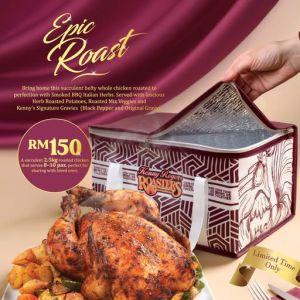 Kenny Rogers ROASTERS Christmas Epic Roast: Whole Chicken with Sides & Gravy
