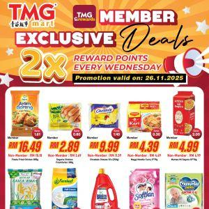TMG Mart Member Promotion: Exclusive Member Prices & 2X Points | 26 Nov 2025