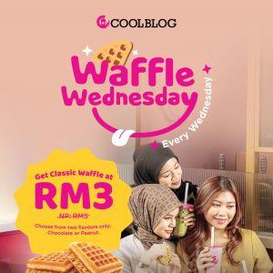 Coolblog Waffle Wednesday Promotion: Classic Waffle RM3 Deal | 26 Nov 2025