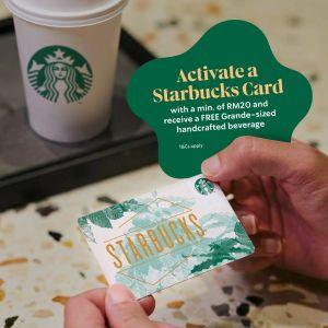 Starbucks Promotion: Free Grande Handcrafted Beverage with Card Activation | Until Dec 2025