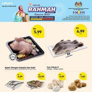 Lotus’s Jualan Rahmah Selangor Promotion: Grocery Deals | 28–29 Nov 2025