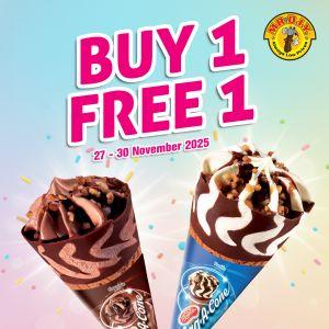 MR.DIY Plus & MR.DOLLAR Buy 1 Free 1 Magnolia Ice Cream Promotion | 27–30 Nov 2025