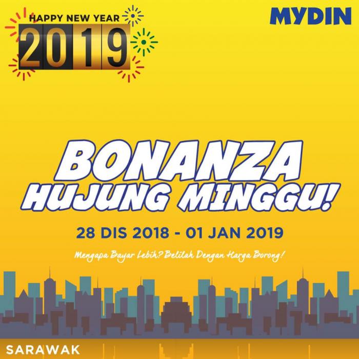 MYDIN Weekend Promotion at Sarawak (28 December 2018 - 1 January 2019)