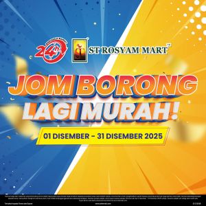 ST Rosyam Mart Promotion: Jom Borong Lagi Murah Wholesale Deals | 1–31 Dec 2025