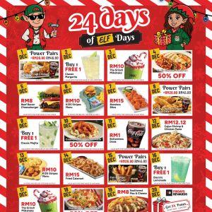 TGI Fridays Christmas Promotion: 24 Days of Elf Days Festive Deals | 1–24 Dec 2025