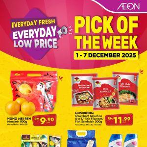 AEON Promotion: Pick of the Week Deals | 1-7 Dec 2025
