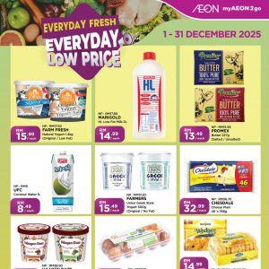 AEON Promotion: Everyday Fresh Everyday Low Price Deals | 1-31 Dec 2025