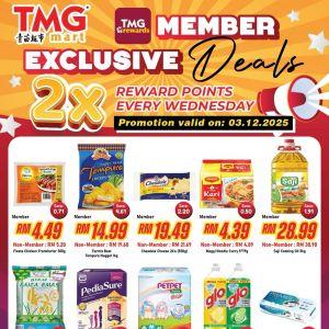 TMG Mart Member Promotion: Exclusive Deals & Double Reward Points | 3 Dec 2025