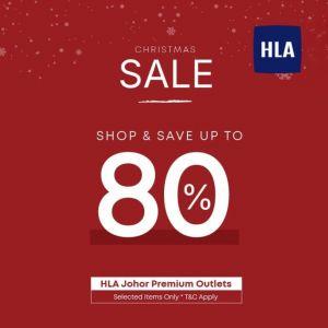 HLA Johor Premium Outlets Christmas Sale: Save Up to 80% on Selected Items | 1–31 Dec 2025