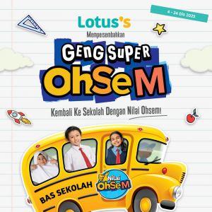 Lotus’s Back to School Promotion: School Uniforms, Shoes & Stationery Deals | 4–24 Dec 2025