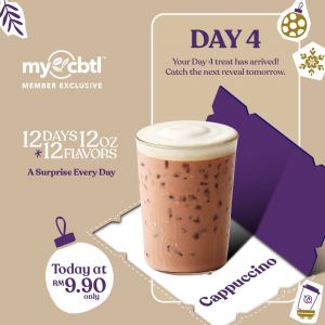 Coffee Bean Promotion: MyCBTL Cappuccino RM9.90 Deal | 4 Dec 2025