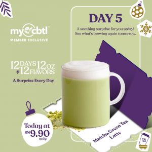 Coffee Bean Promotion: Matcha Green Tea Latte RM9.90 | 5 Dec 2025