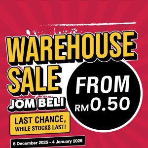 Hero Market Warehouse Sale: Deals From RM0.50 | 6 Dec 2025 – 4 Jan 2026
