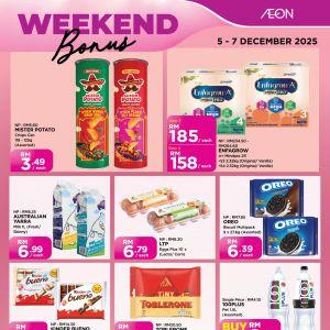 AEON Weekend Promotion: Weekend Bonus Deals | 5–7 Dec 2025