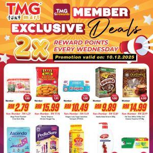 TMG Mart Member Promotion: Exclusive Member Deals & 2X Reward Points | 10 Dec 2025