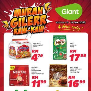 Giant Promotion: Murah Gilerr Kaw-Kaw Deals | 11-14 Dec 2025